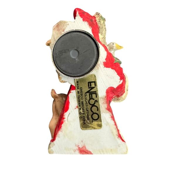 VTG Holiday Fridge Magnet Lot Candy Cane Cardinal Santa Avon Enesco Christmas - Picture 3 of 8